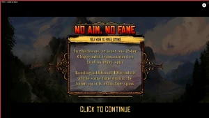 Pemandangan atmosferik Wild West dengan simbol-simbol ikonik dari slot Dead by Noon