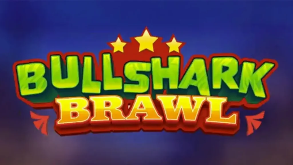 Tampilan visual slot Bullshark Brawl dengan karakter hiu luchador